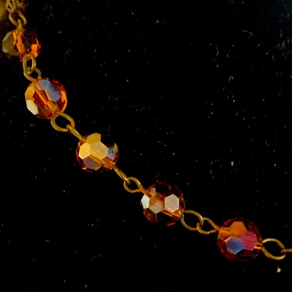 NWOT.  Local Artisan iridescent Crystal necklace. - Picture 3 of 4